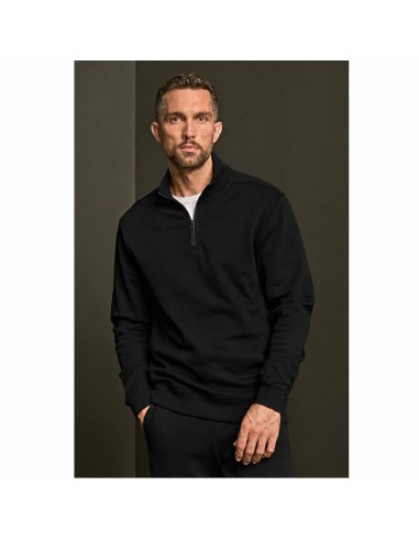 TEE-5506-Ribbed Interlock Half Zip